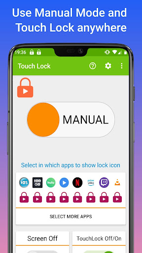 Touch Lock Screen lock ภาพหน้าจอ 1