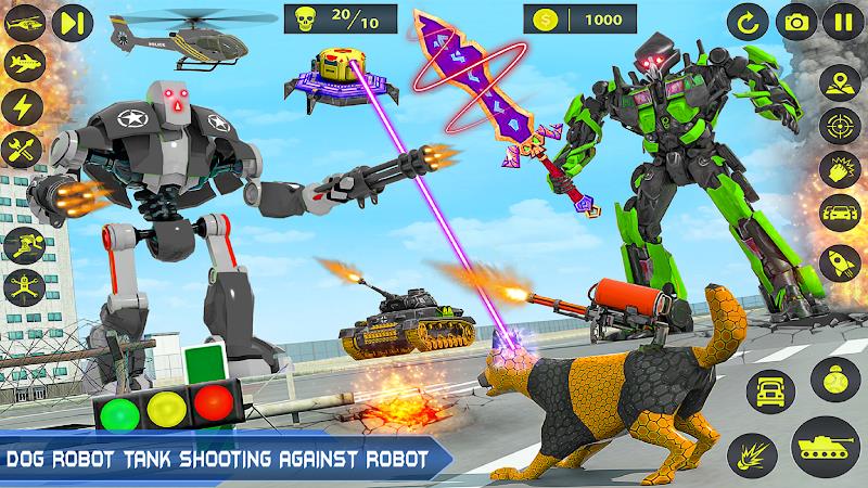 Army Tank Robot Car Games: スクリーンショット 1