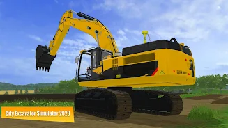 City Excavator Simulator 2023 ဖန်သားပြင်ဓာတ်ပုံ 1