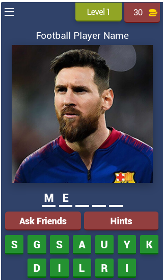 Football Player Quiz Screenshot 1