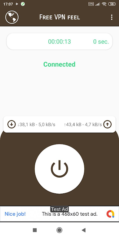 VPN feel - Fast & FREEDOME スクリーンショット 1