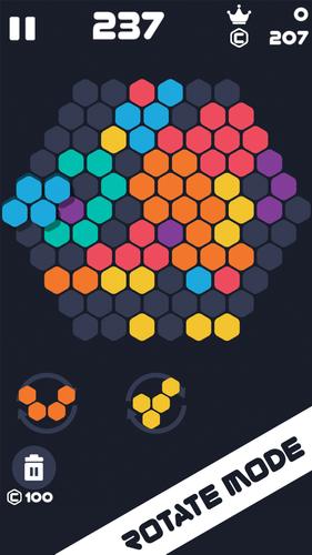 Hexa Brick: Hexagon Block 1010 스크린샷 1