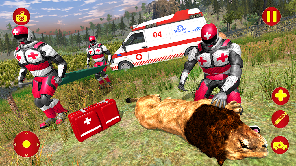 Doctor Robot Animals Rescue Tangkapan skrin 1