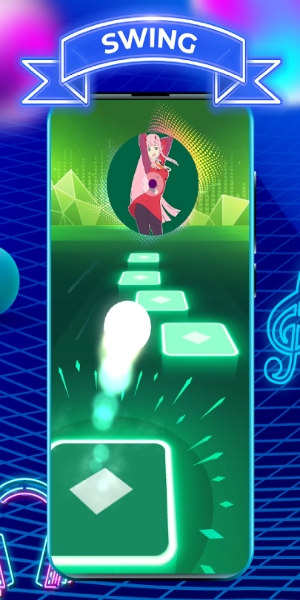 Schermata Tiles Hop EDM Rush Music Game 1