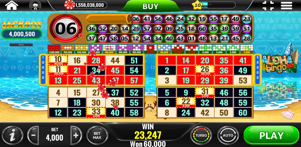 Amazonia Bingo Schermafbeelding 3
