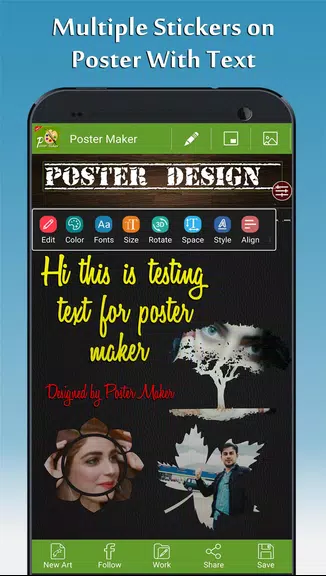 Poster Maker - Fancy Text Art Скриншот 3