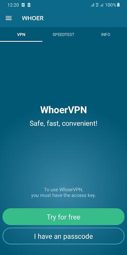 Whoer VPN - unlimited & free, 스크린샷 1