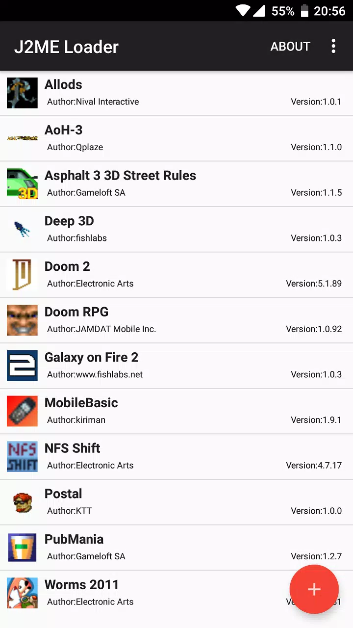 J2ME Loader Screenshot 1