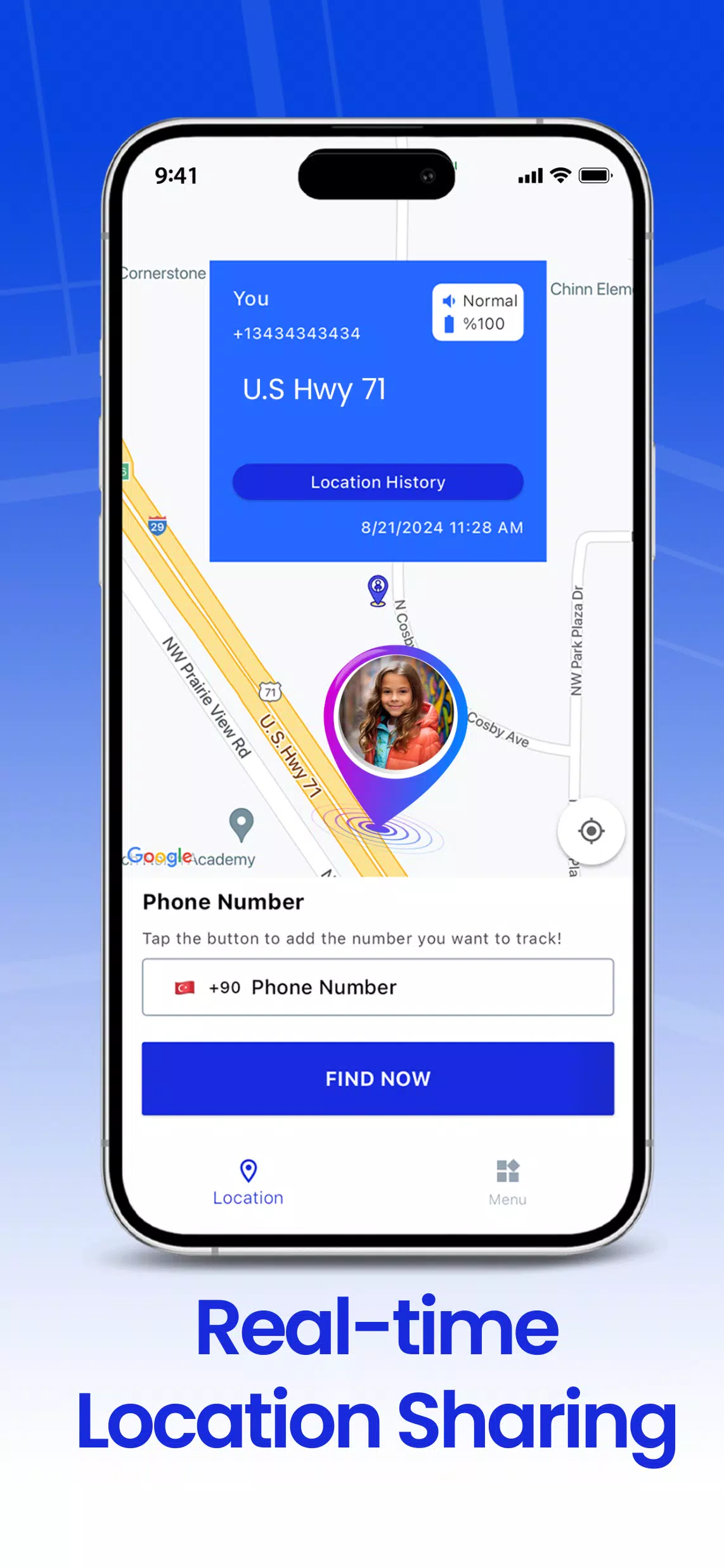 Phone Tracker GPS GeoPoint360 Captura de tela 1