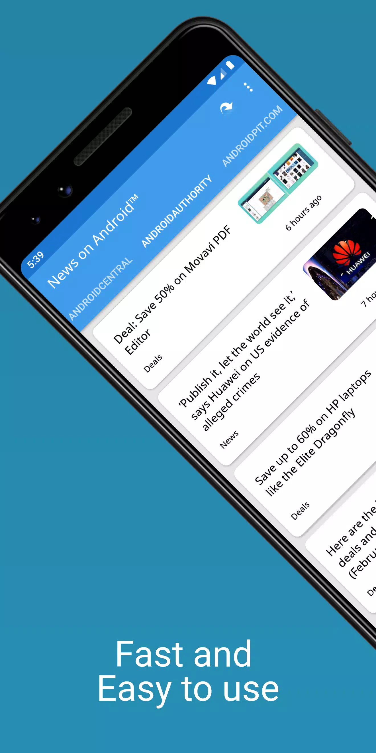 Nouvelles sur Android™ Capture d'écran 2