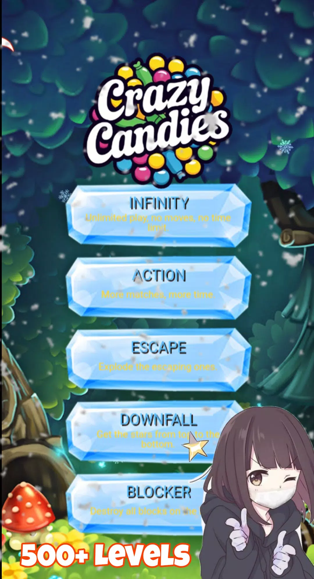 Crazy Candies ဖန်သားပြင်ဓာတ်ပုံ 3