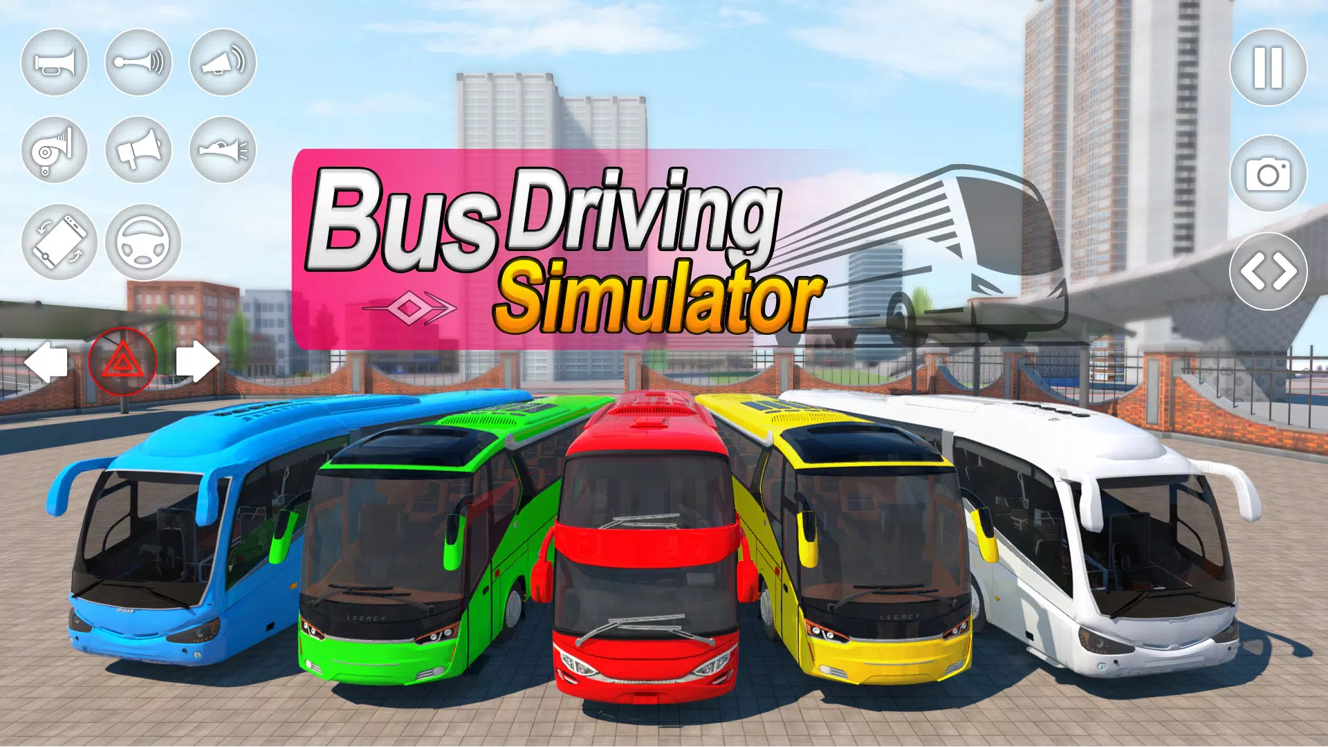 Bus Driving Games 3d Simulator Captura de tela 4