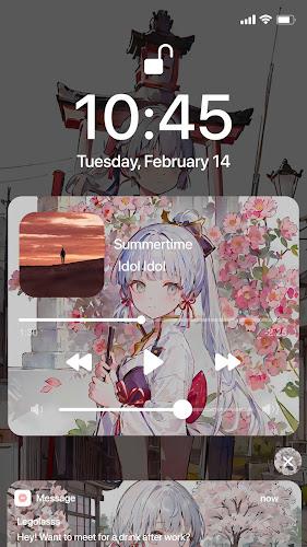 Wow Ayaka Theme - Icon Pack Tangkapan skrin 3