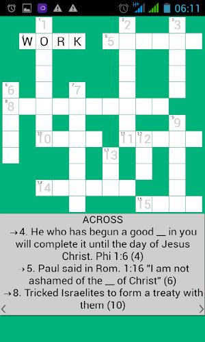 Bible Crossword Ekran Görüntüsü 3