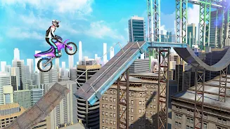 Bike Stunts 3D - Rooftop Chall Screenshot 2