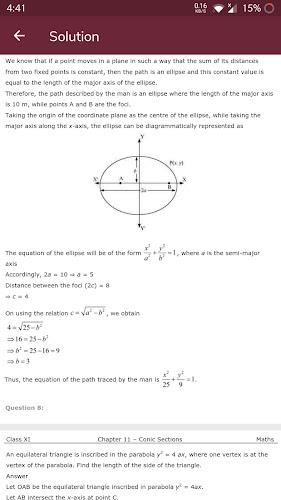 Class 11 Maths Solution NCERT Capture d'écran 3