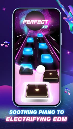 Tiles Hop Fire: EDM Piano Mix 스크린샷 1