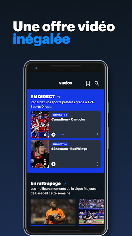TVA Sports Ekran Görüntüsü 3