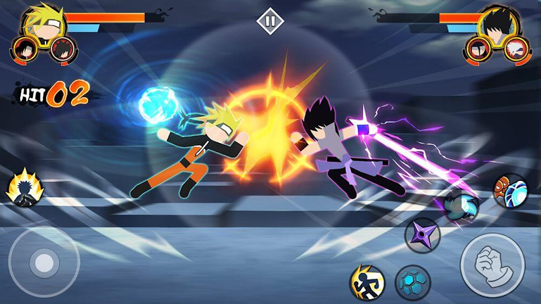 Stickman Ninja Fight 3v3 Mod Screenshot 1