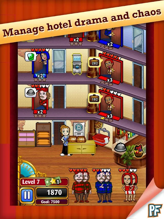 Hotel Dash Captura de tela 2