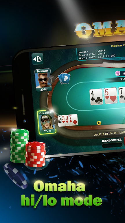 Live Poker Tables–Texas holdem and Omaha स्क्रीनशॉट 3