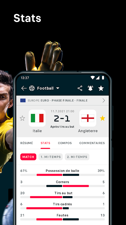 Flashscore - flash résultats Schermafbeelding 4