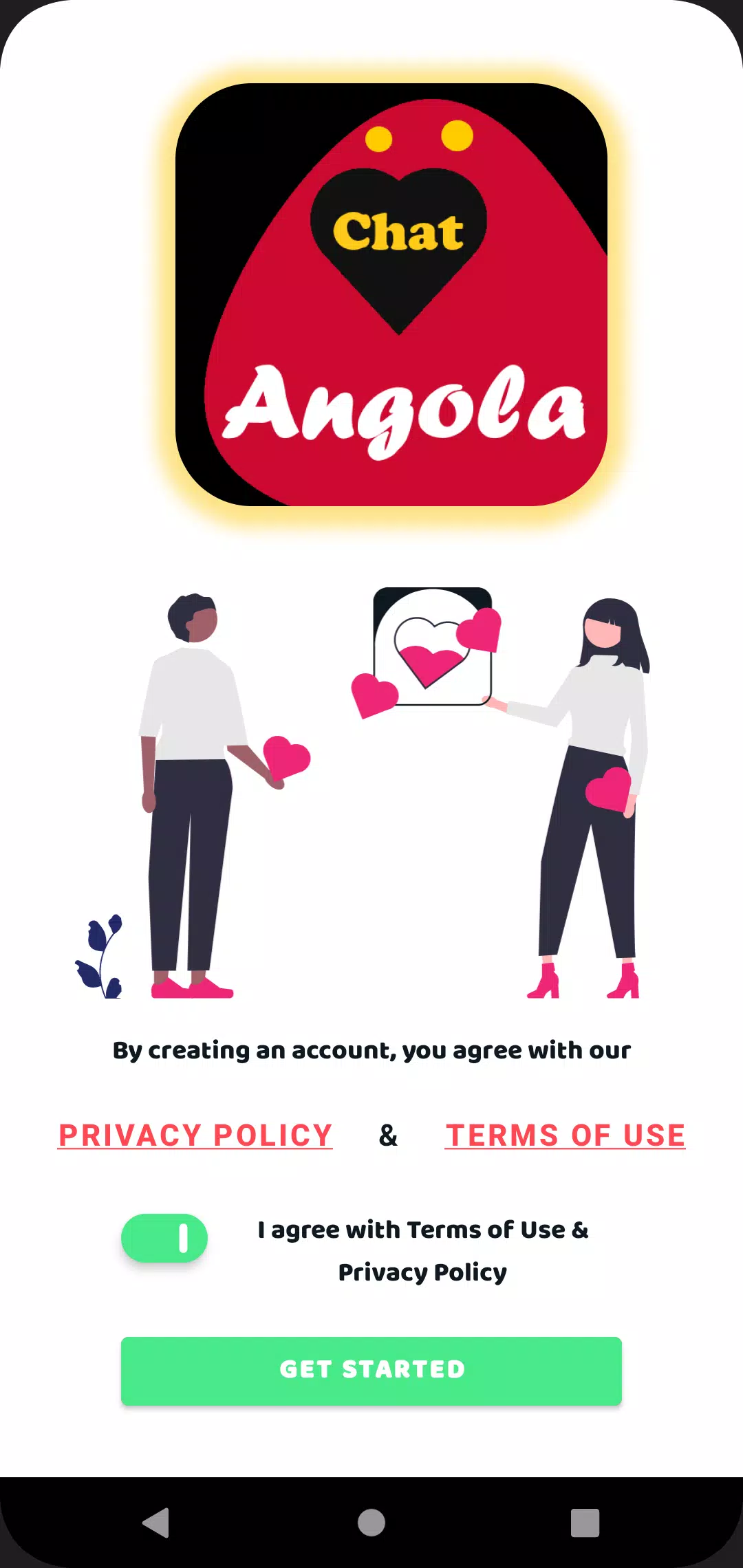 Angola dating app chat rooms スクリーンショット 2