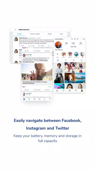 Social One - Facebook, Instagr ภาพหน้าจอ 2