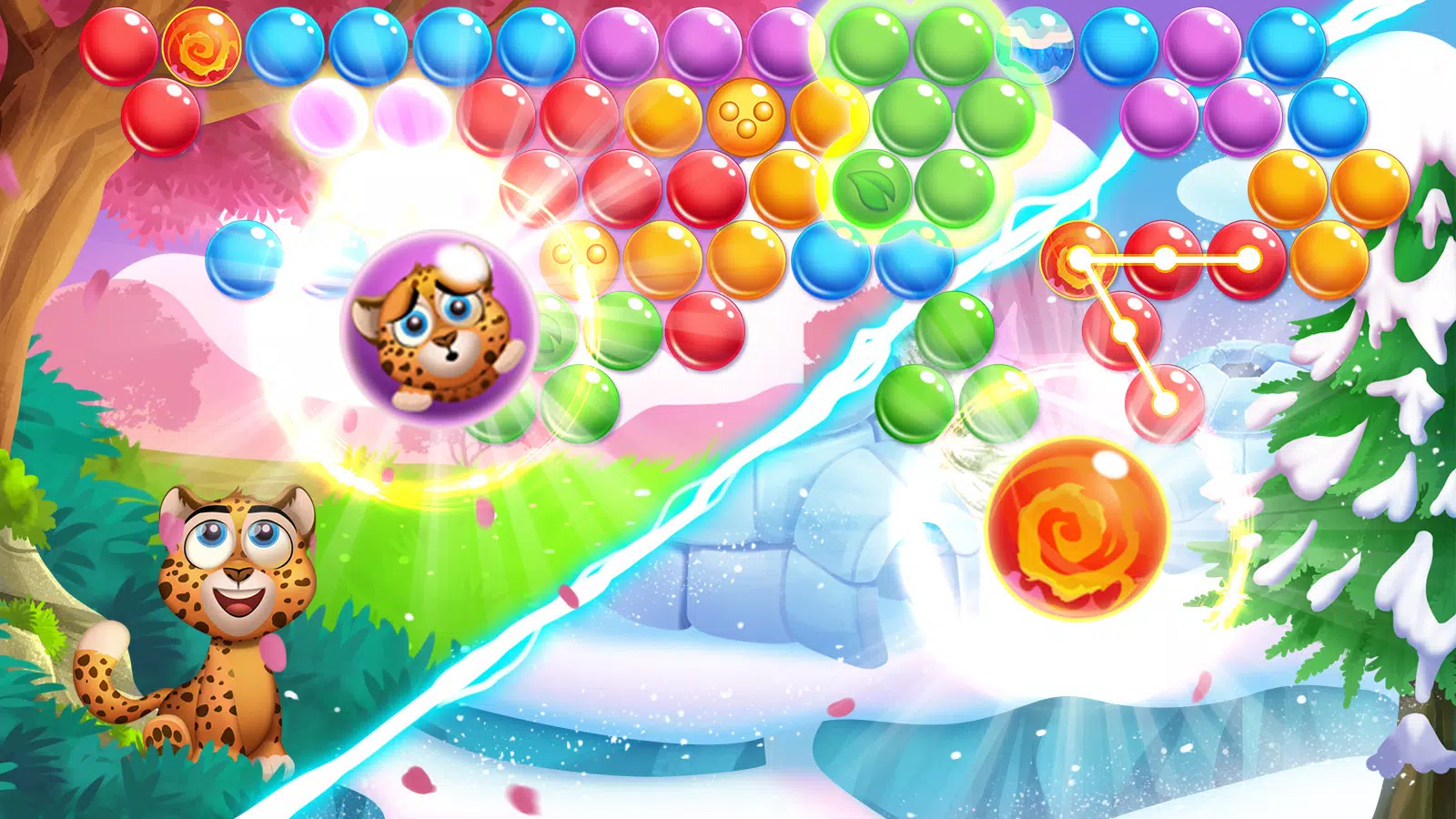 Bubble Pop: Wild Rescue Ảnh chụp màn hình 1