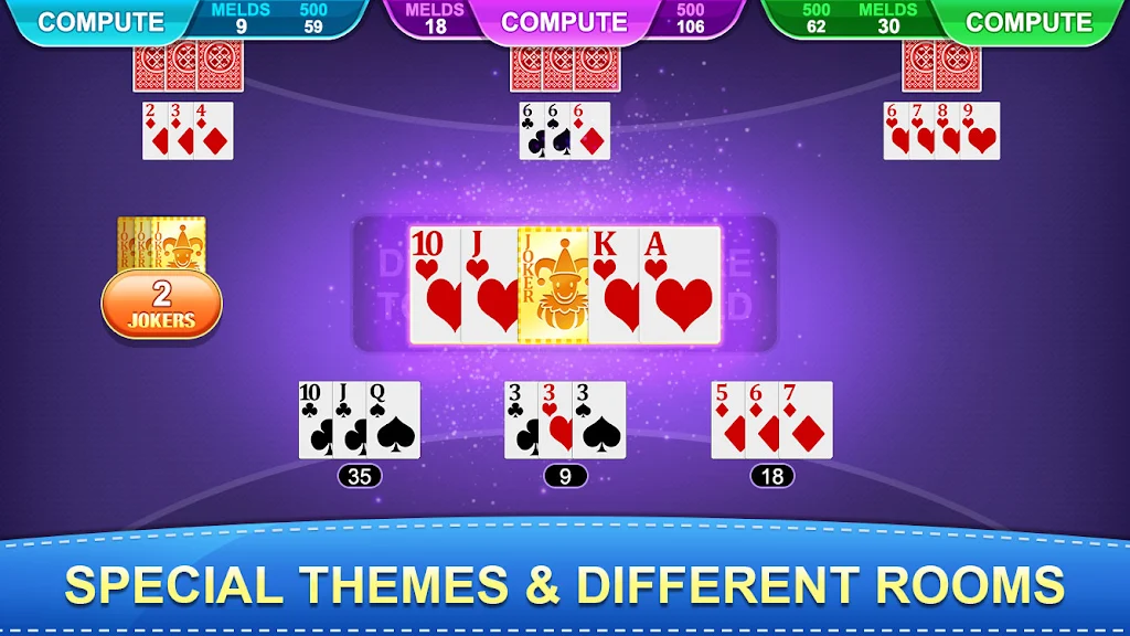 Rummy - Gin Rummy Card Games Capture d'écran 3