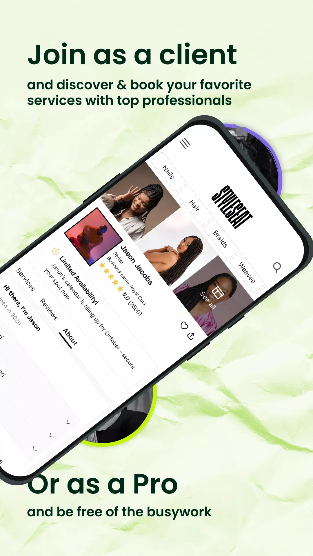 StyleSeat: Book Hair & Beauty Captura de pantalla 2