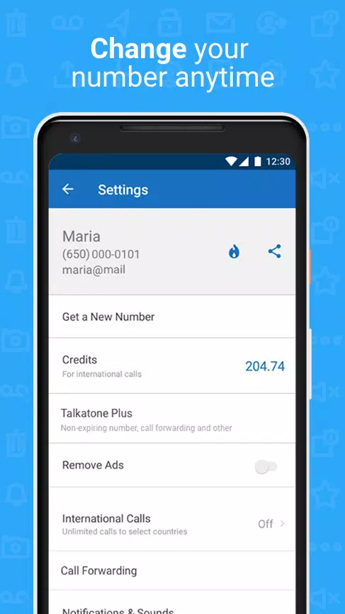 Talkatone: Texting & Calling Скриншот 4