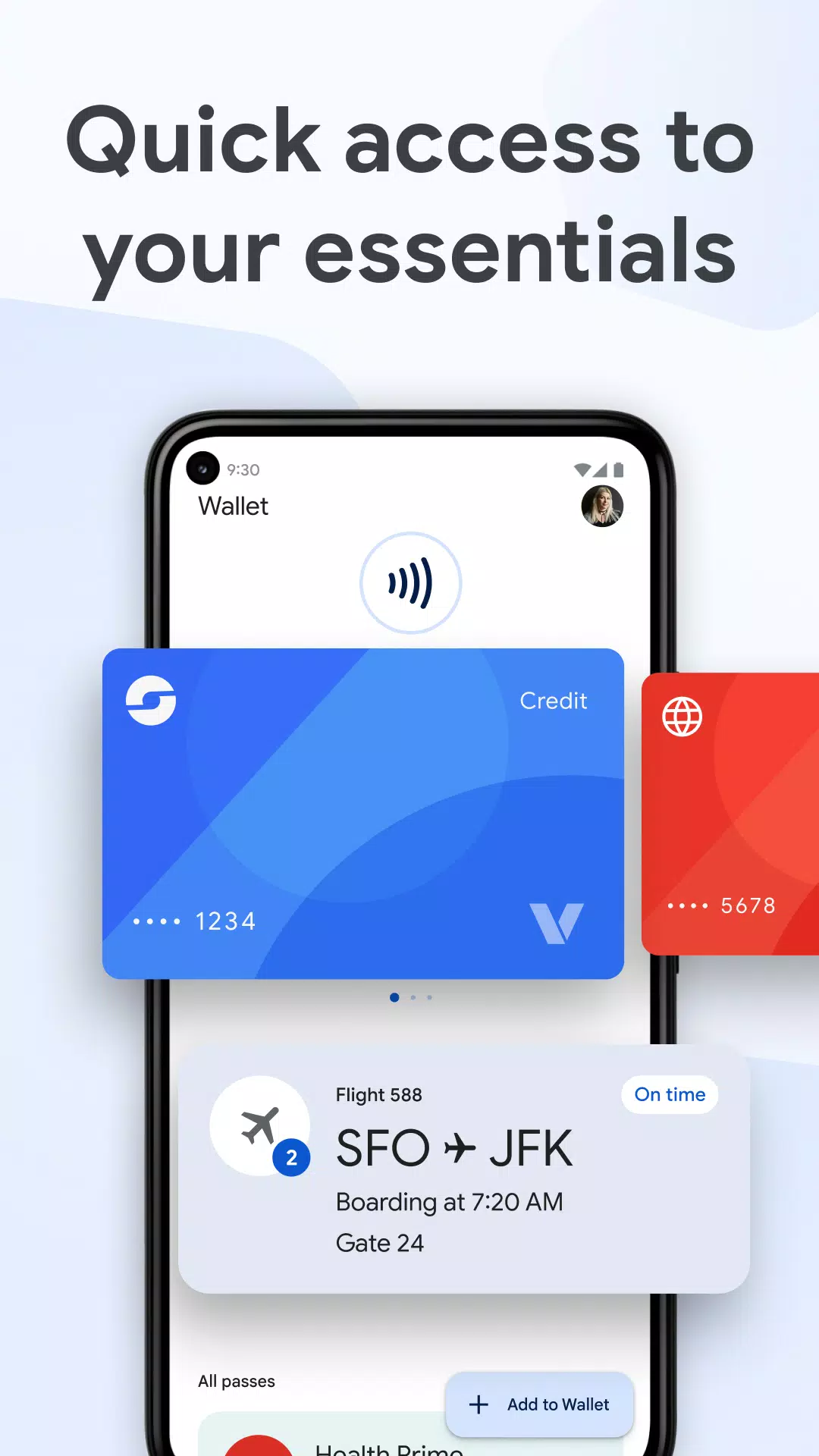 Schermata Google Wallet 1