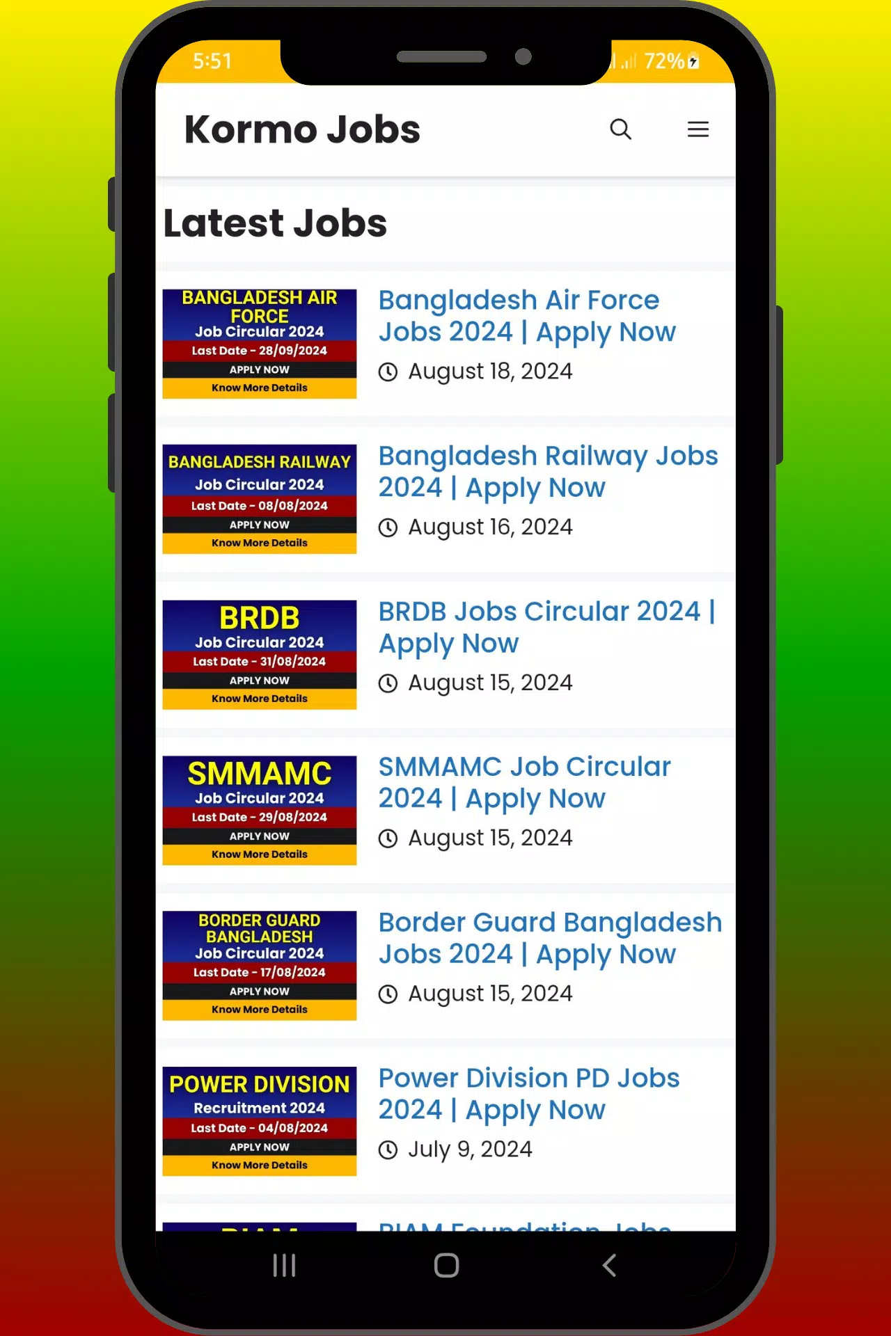 Kormo Jobs Bangladesh Screenshot 2