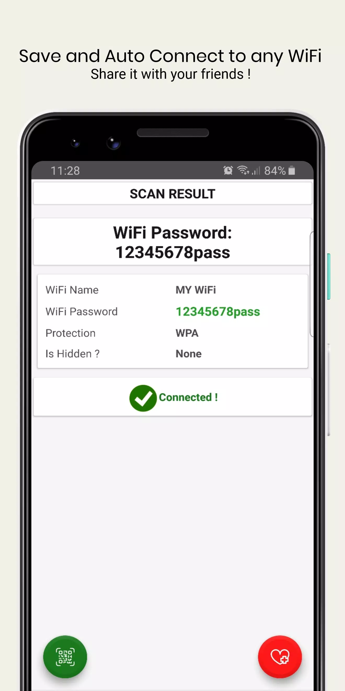 WiFi QrCode Password scanner 스크린샷 4