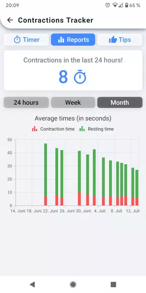 Contractions Tracker ภาพหน้าจอ 4