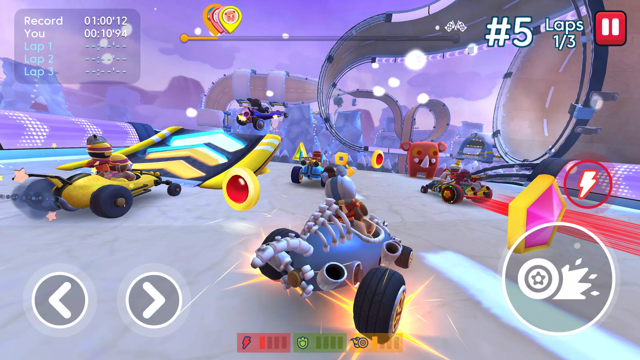 Starlit On Wheels: Super Kart Screenshot 4