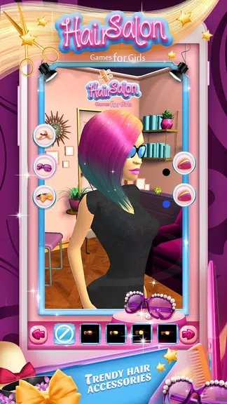 Hair Salon Games for Girls Schermafbeelding 2