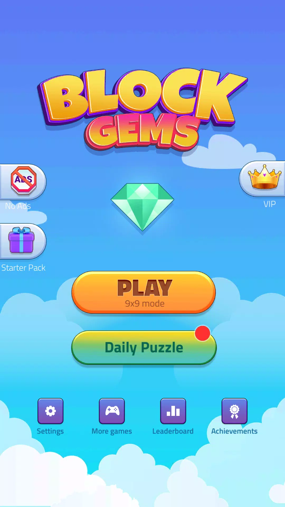 Block Puzzle - Gems Adventure スクリーンショット 1