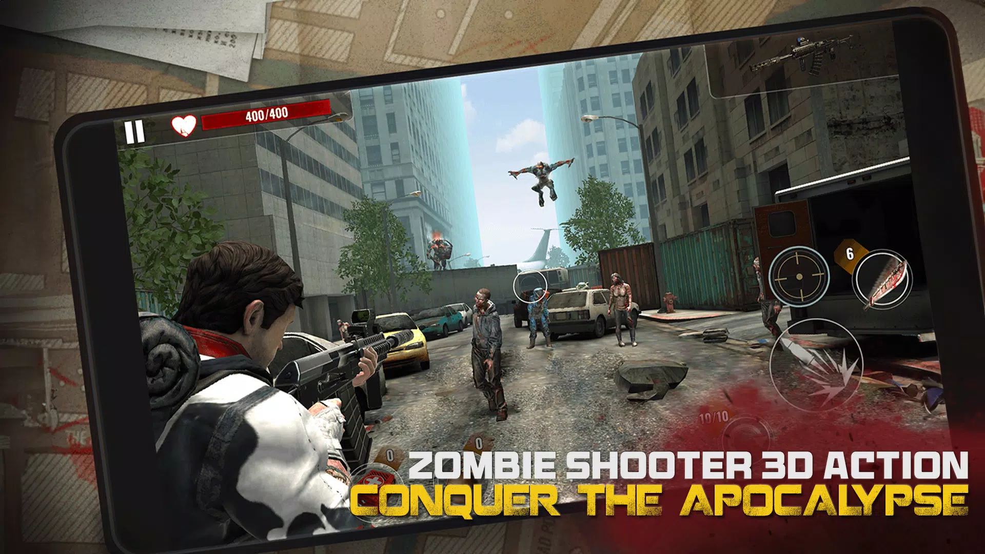 Zombie Shooter 3D ဖန်သားပြင်ဓာတ်ပုံ 2