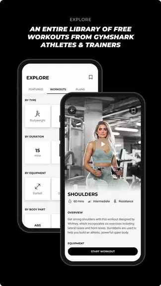 Gymshark Training: Fitness App Zrzut ekranu 2