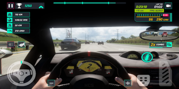 Highway Traffic Car Simulator Скриншот 2