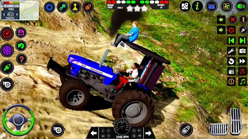 Tractor Driving Tractor Games Скриншот 2