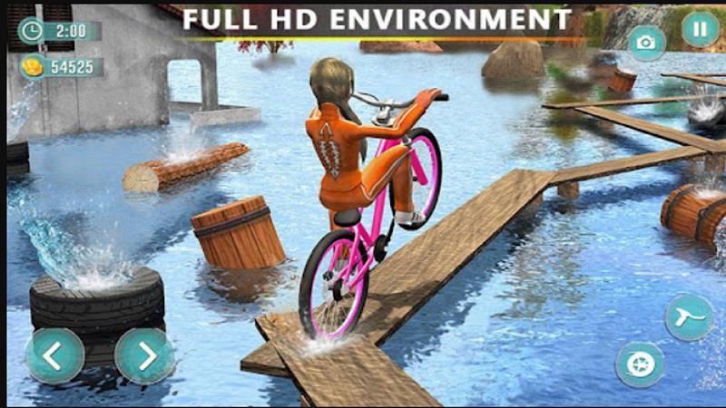 Offroad Bicycle Bmx Stunt Game Ekran Görüntüsü 4