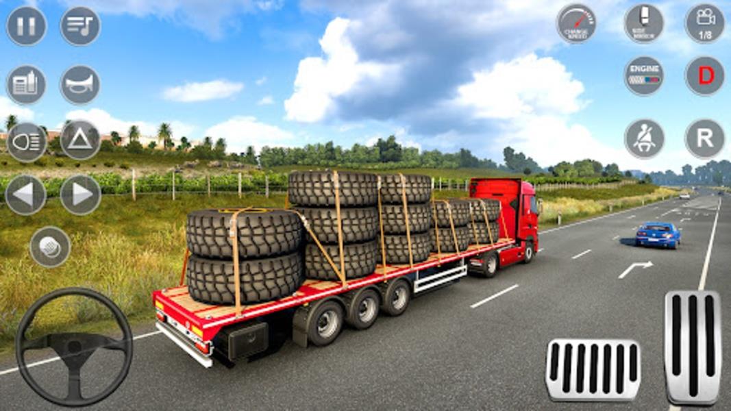 Europe Truck Simulator Driving Schermafbeelding 1