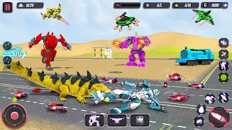 Animal Crocodile Robot Games 스크린샷 4