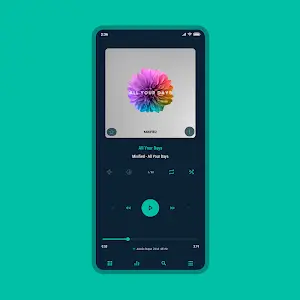 Aurora - Poweramp Skin Screenshot 1