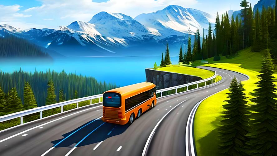 Bus Simulator Games: Bus Games Capture d'écran 1
