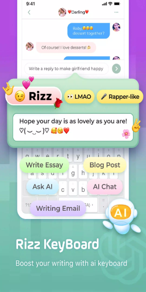 Clavier Emoji Facemoji&Thèmes Capture d'écran 2