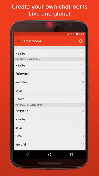 FireChat Captura de pantalla 3